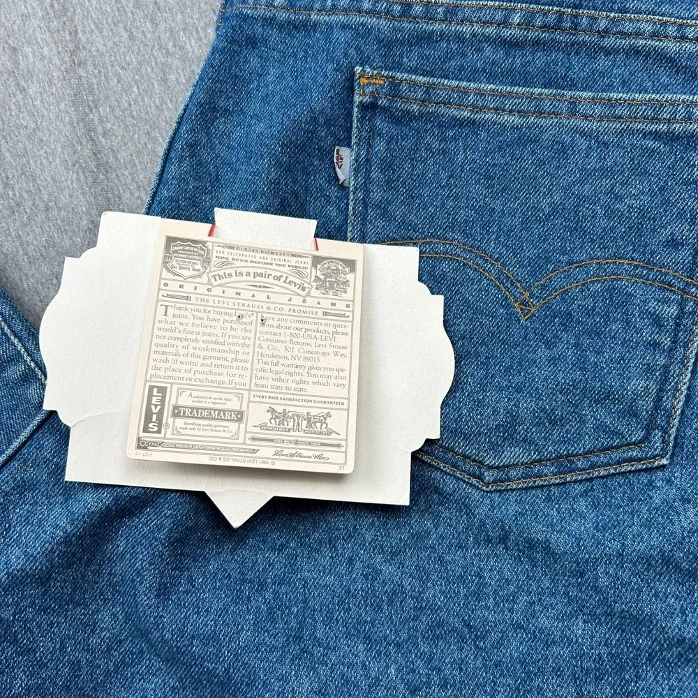Levi's Silver Medal Relaxed Fit Stretch Jeans Mens 40x30 80s Medium Wash USA NEW
